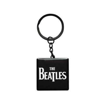 【The Beatles】メタルキーリング(Logo Black)