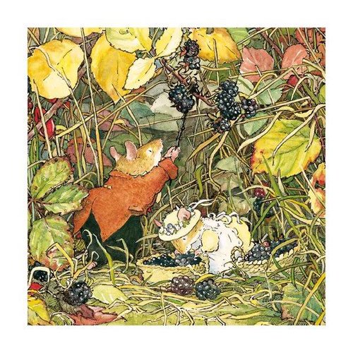 【Brambly Hedge】カード(BLACKBERRY PICKING)【M&G】