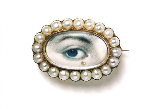 【V&A_O】ポストカード(目のミニチュア)