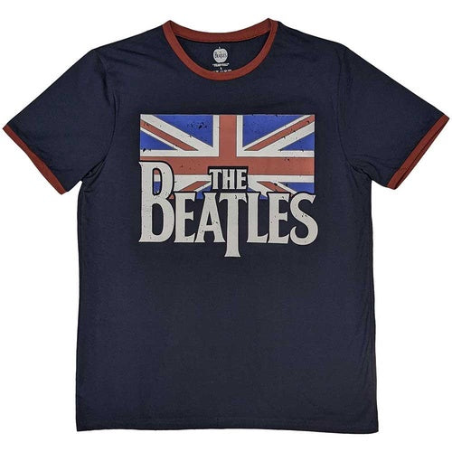【The Beatles】紺Tシャツ サイズ: S【Drop T】