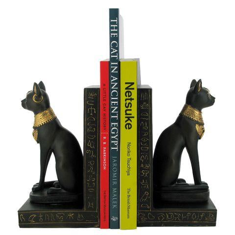 【British Museum】ブックエンド【Egyptian Cat】 雑貨