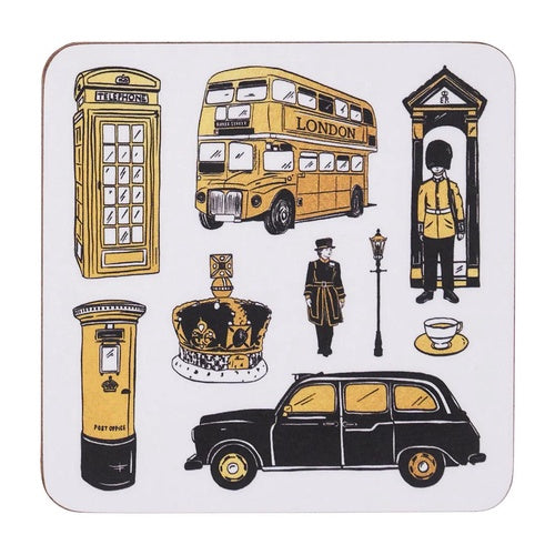 【Victoria Eggs】コースターセット(City of London)【Quintessentially London】