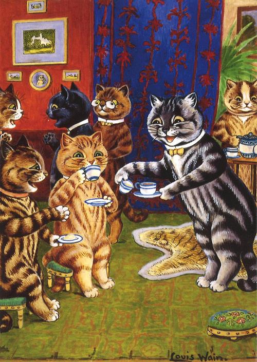 【V&A_O】ポストカード(ルイス・ウェイン)