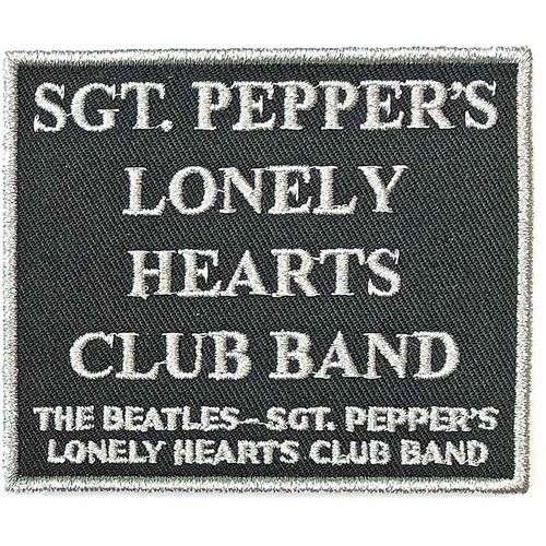 【The Beatles】ワッペン(黒)【Sgt. Pepper's Lonely Hearts Club Band】