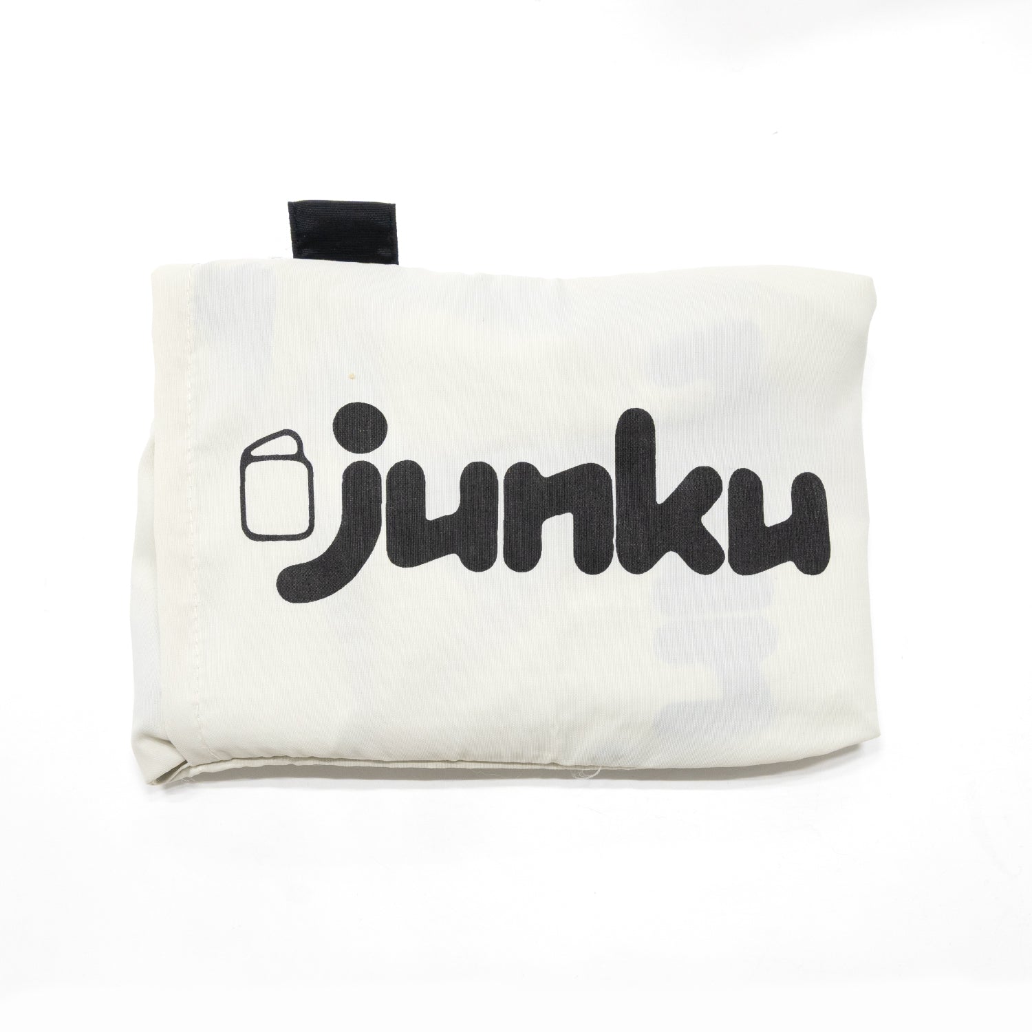 ポケットに収納できるエコバッグ(旧ロゴ柄・ライトグレー)