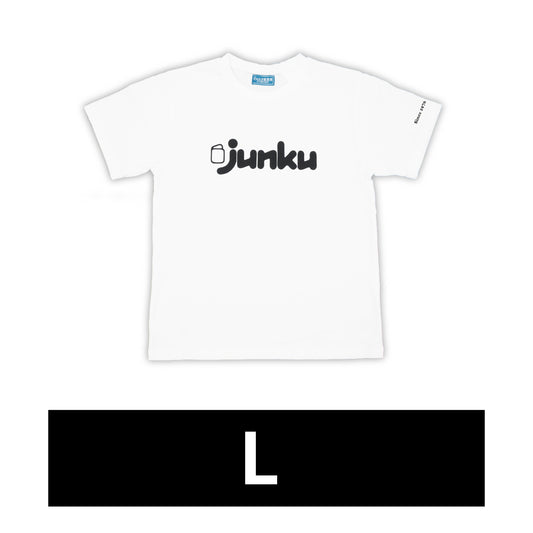 ロゴプリントTシャツ(旧ロゴ柄・ホワイト L)