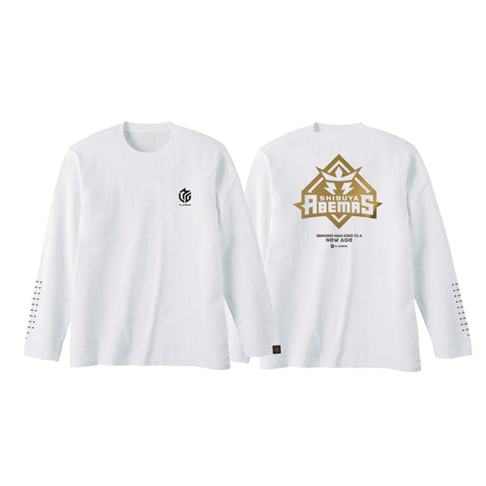 ロングスリーブTシャツ Mリーグ 渋谷ABEMAS M