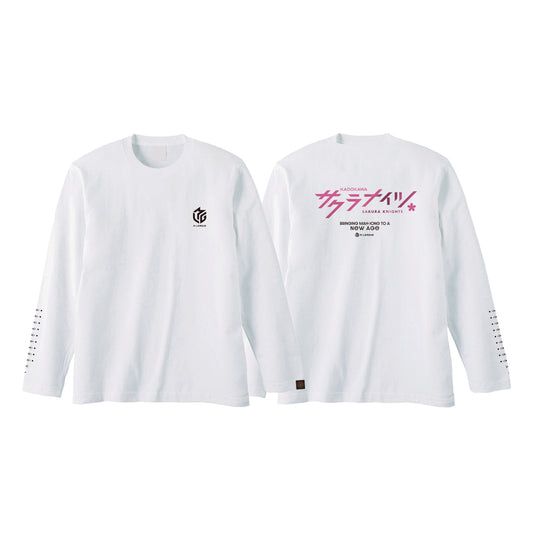 ロングスリーブTシャツ Mリーグ KADOKAWAサクラナイツ M