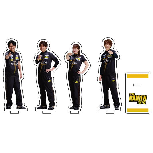 プレーヤーズアクリルスタンド Mリーグ2024-25 TEAM RAIDEN/雷電