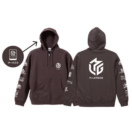 店舗限定パーカー Mリーグ2024-25 POPUP限定色チャコール L