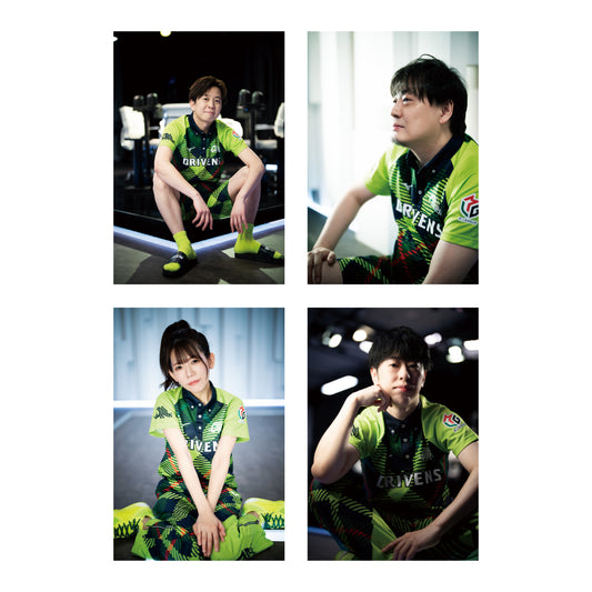 ポストカードセット Mリーグ2024-25 赤坂ドリブンズ A