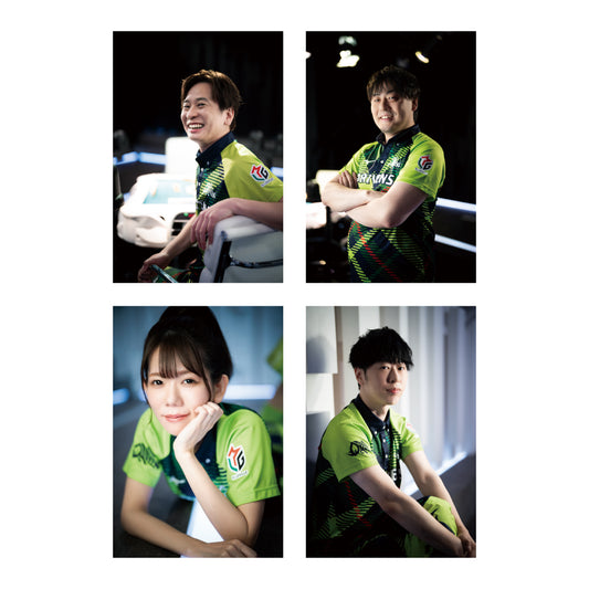 ポストカードセット Mリーグ2024-25 赤坂ドリブンズ B