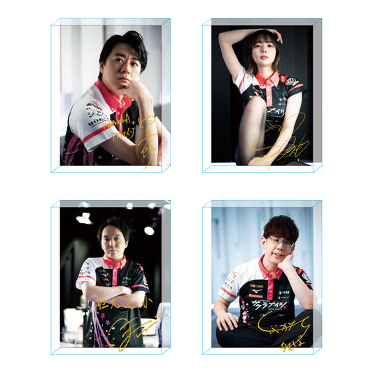 アクリルブロックセット Mリーグ2024-25 KADOKAWAサクラナイツ