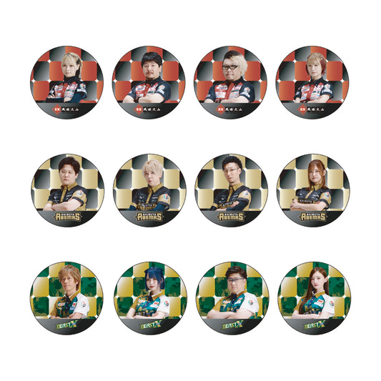 缶バッジ Mリーグ2024-25 BOXセット B