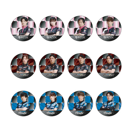 缶バッジ Mリーグ2024-25 BOXセット C