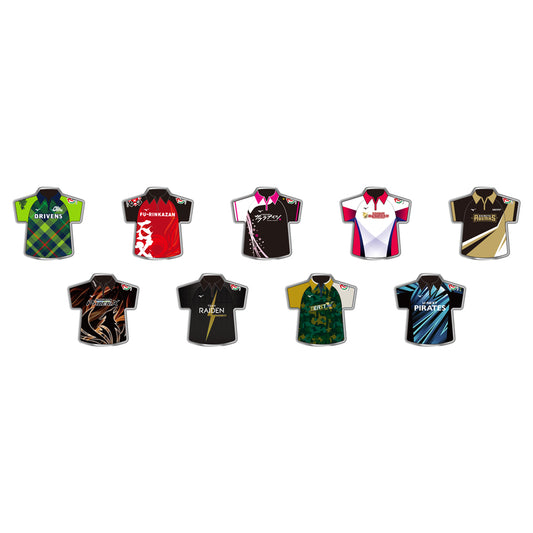 ユニフォームピンズ Mリーグ2024-25 BOXセット