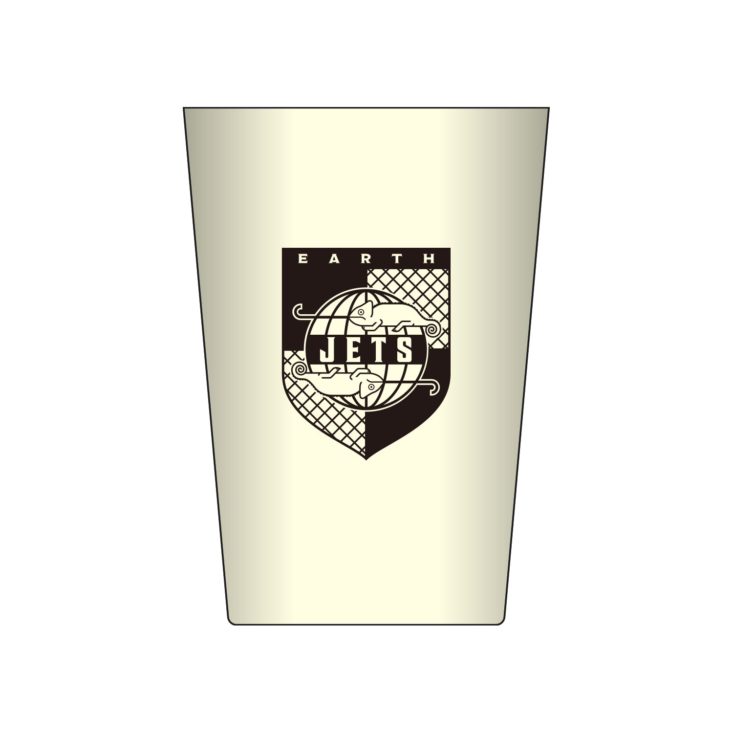 ステンレスタンブラー Mリーグ EARTH JETS ホワイト 3D