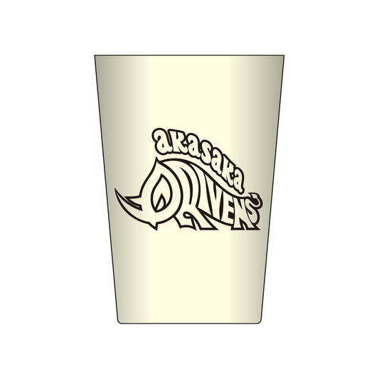 ステンレスタンブラー Mリーグ 赤坂ドリブンズ ホワイト 3D