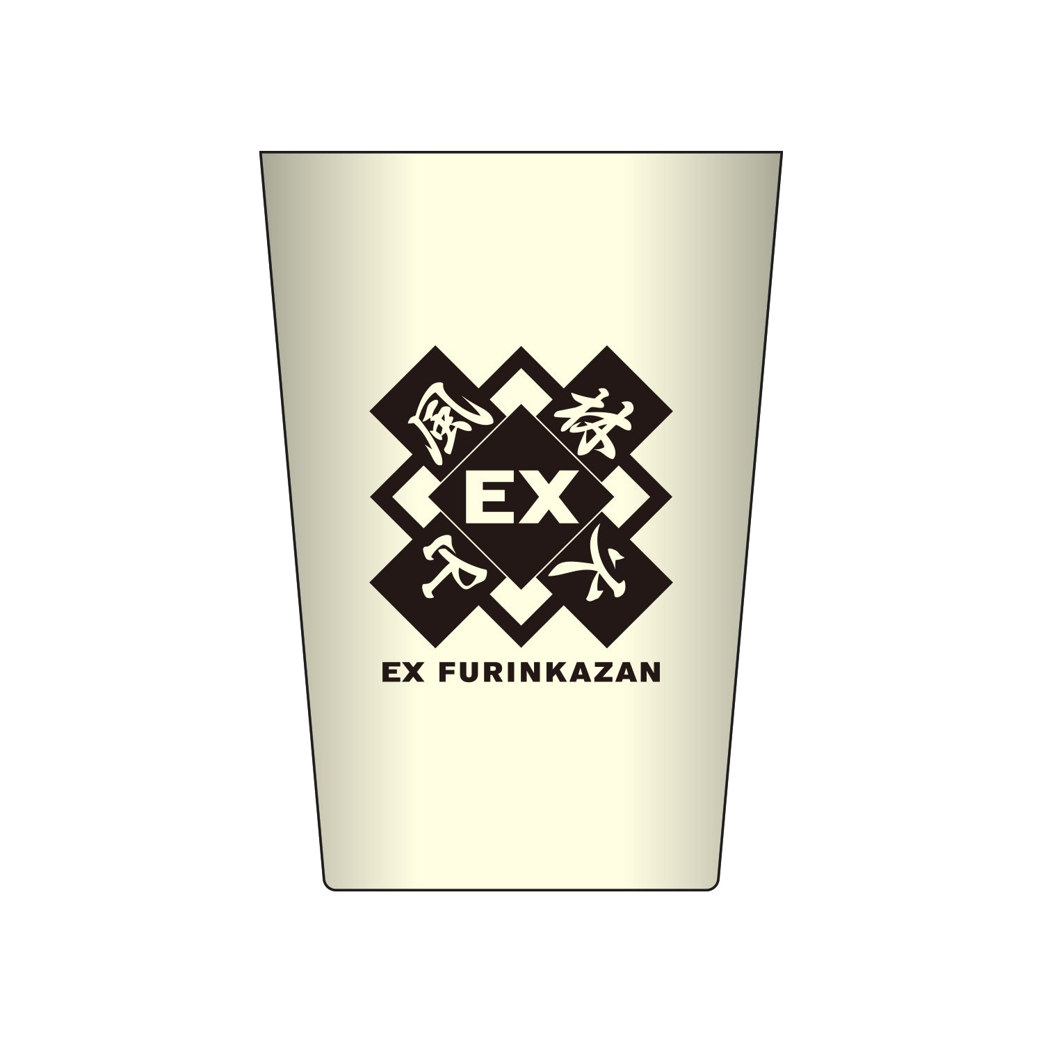 ステンレスタンブラー Mリーグ EX風林火山 ホワイト 3D