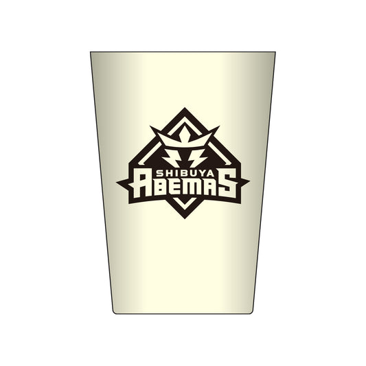 ステンレスタンブラー Mリーグ 渋谷ABEMAS ホワイト 3D