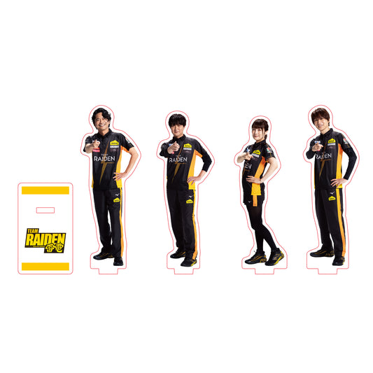 プレイヤーズアクリルスタンド Mリーグ2025-26 TEAM RAIDEN/雷電