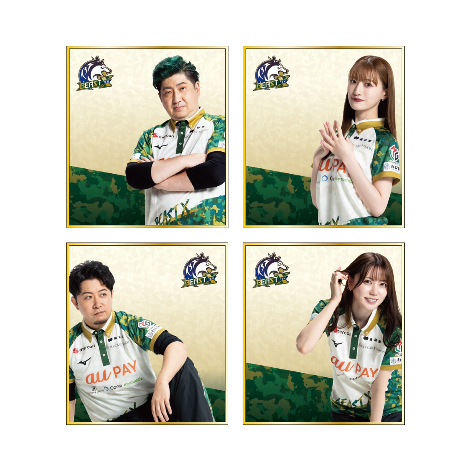 ミニ色紙セット Mリーグ2025-26 BEAST X
