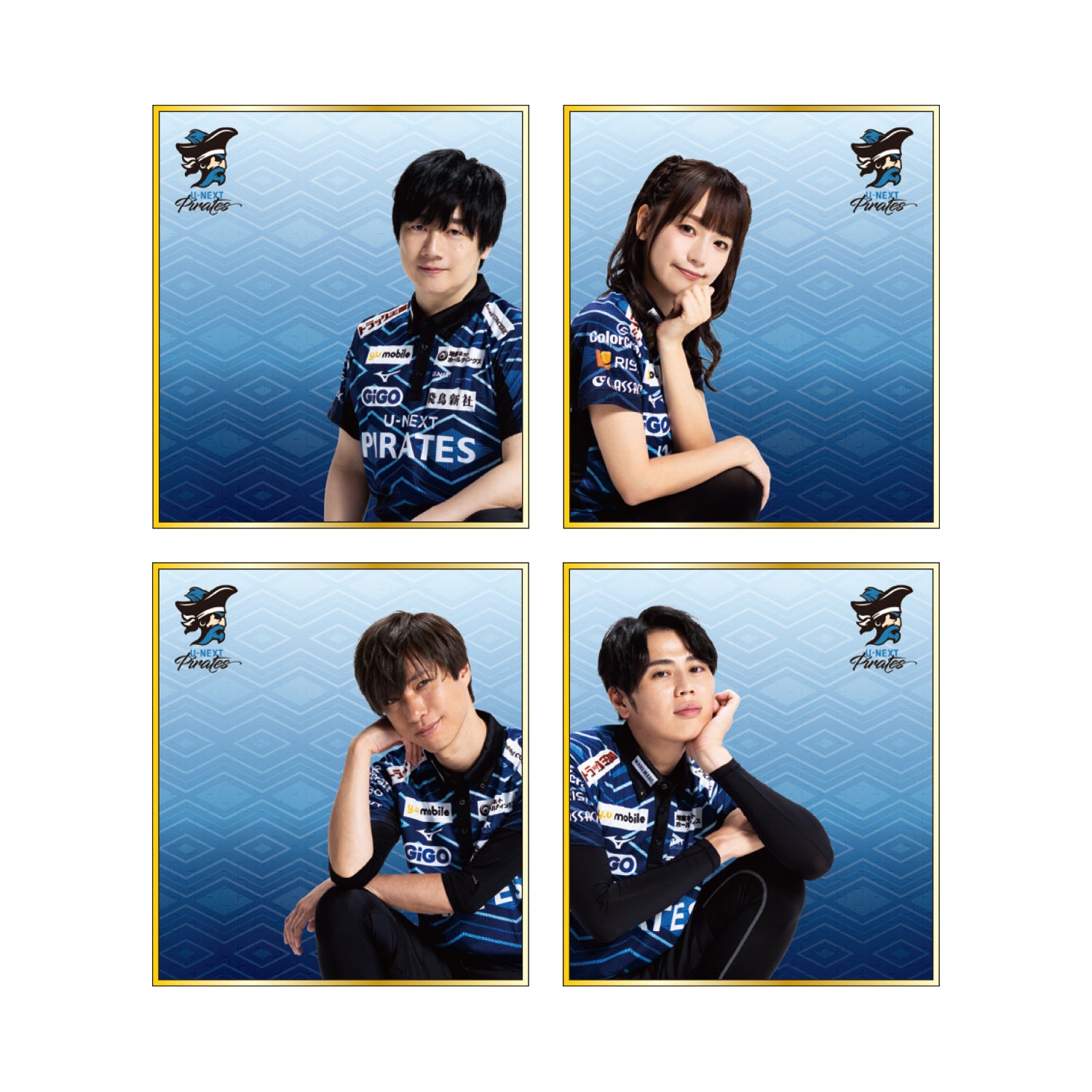 ミニ色紙セット Mリーグ2025-26 U-NEXT Pirates
