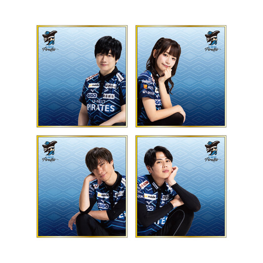 ミニ色紙セット Mリーグ2025-26 U-NEXT Pirates