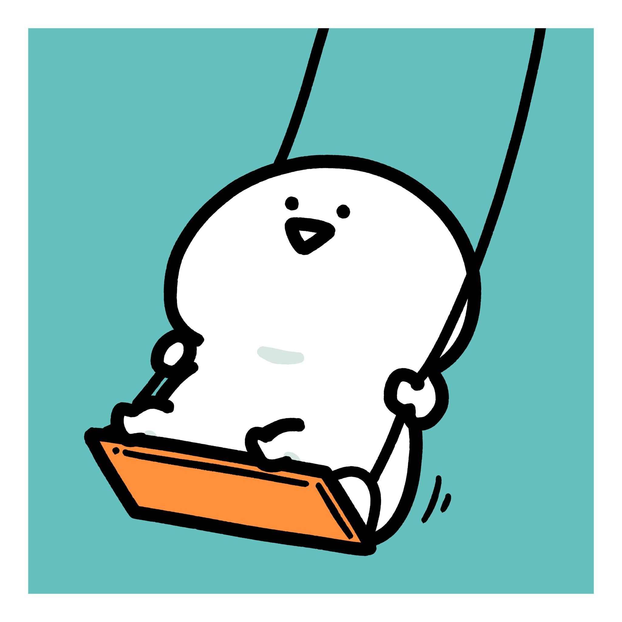 お文具といっしょ 複製原画 降り方わからない