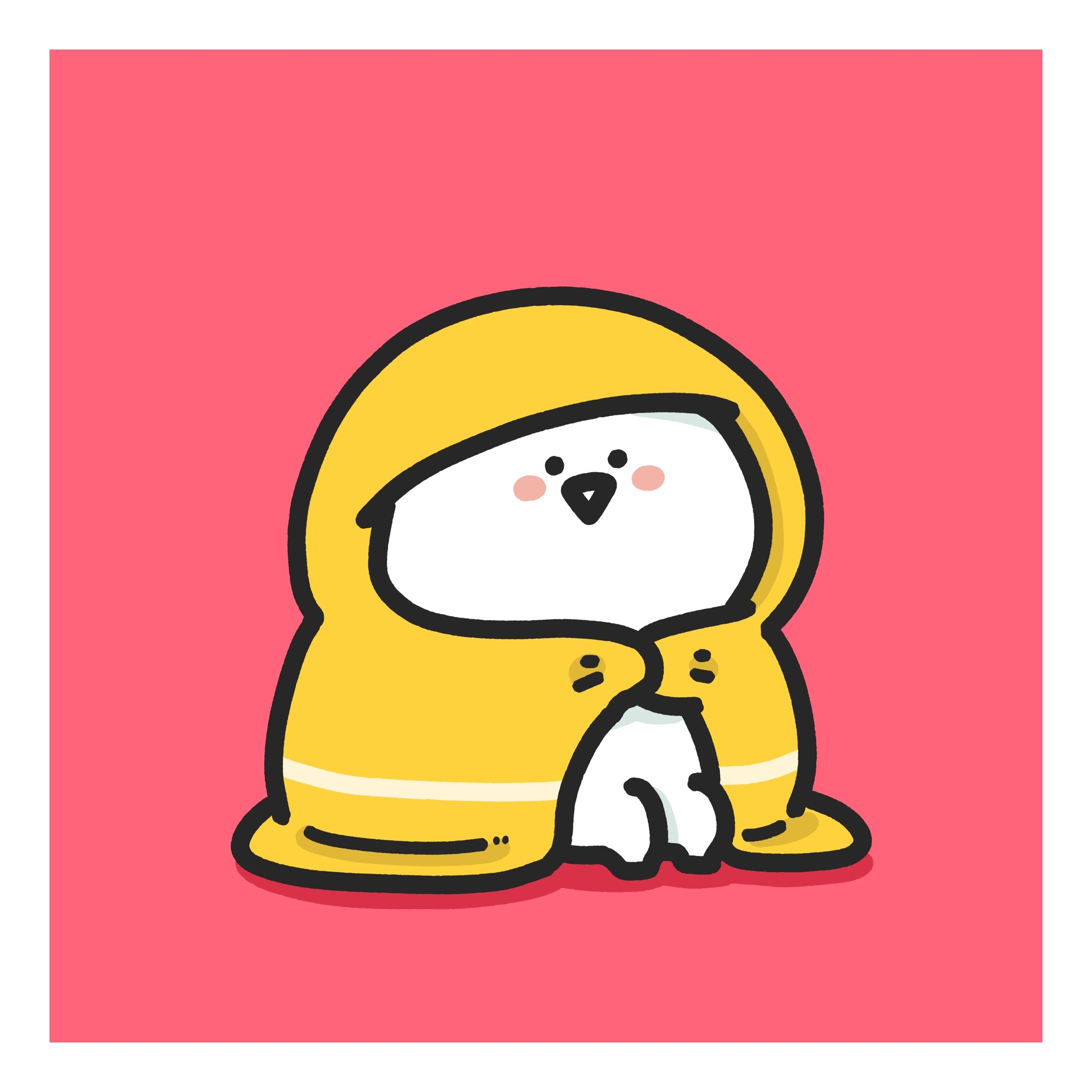 お文具といっしょ 複製原画 毛布_まだ寝ない