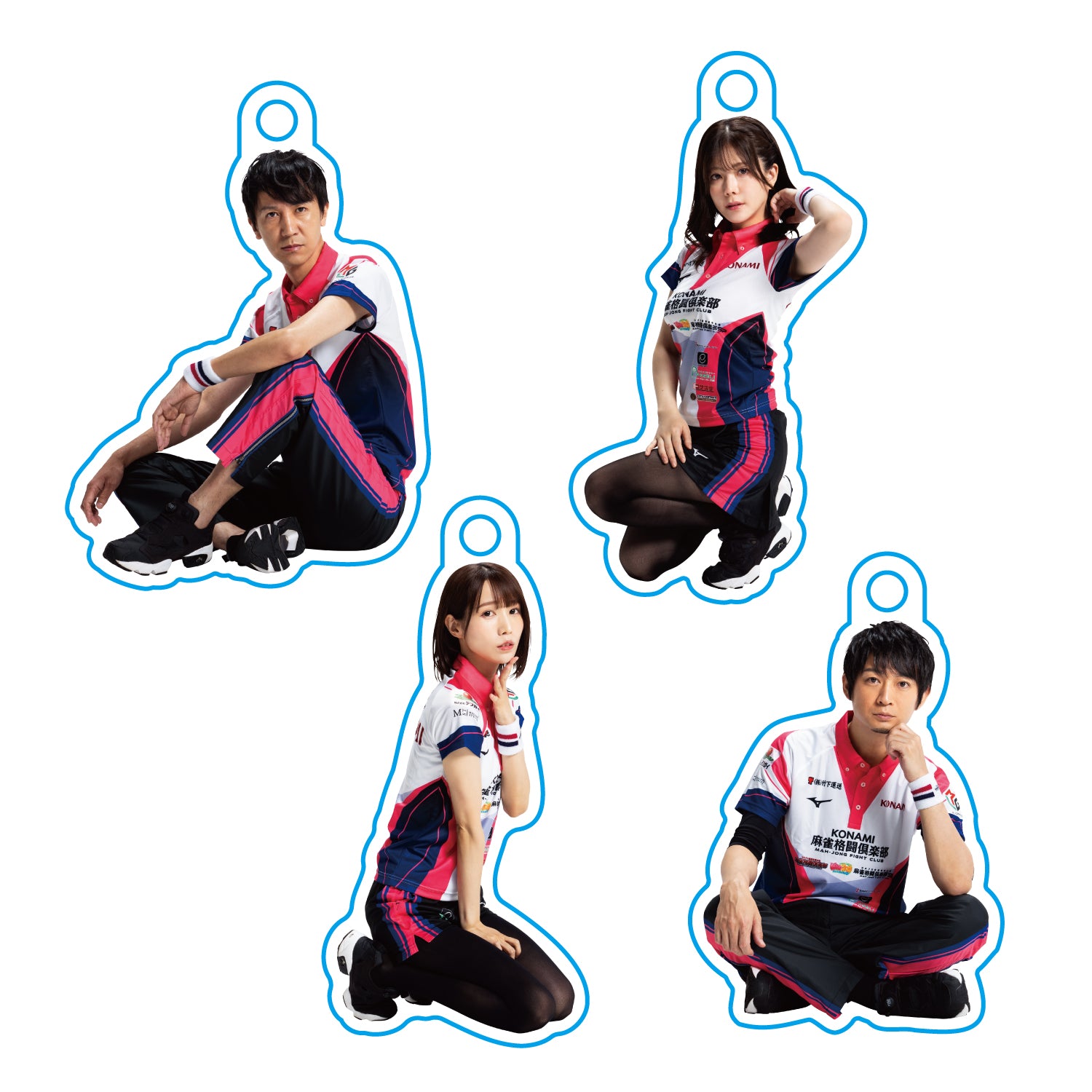Acrylic Player Collection アクリルキーホルダー Mリーグ2025-26 KONAMI麻雀格闘倶楽部