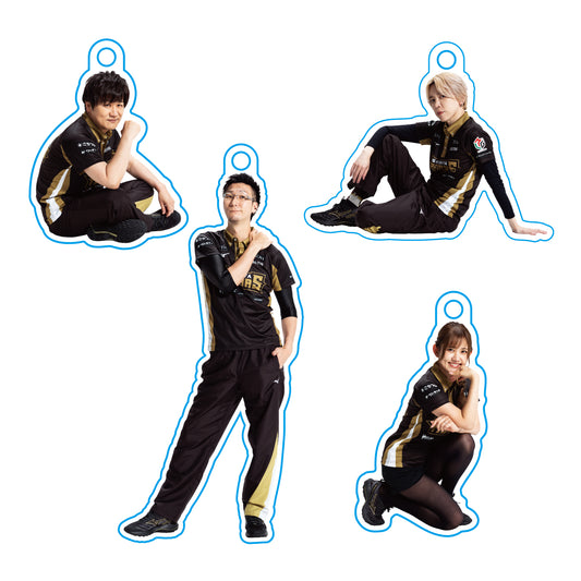 Acrylic Player Collection アクリルキーホルダー Mリーグ2025-26 渋谷ABEMAS