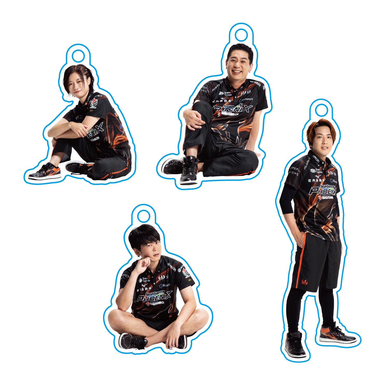 Acrylic Player Collection アクリルキーホルダー Mリーグ2025-26 セガサミーフェニックス