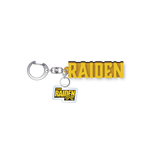 2層ラバーキーホルダー Mリーグ TEAM RAIDEN/雷電