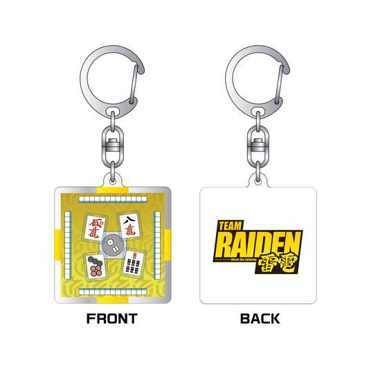 シャカシャカアクリルキーホルダー Mリーグ2025-26 TEAM RAIDEN/雷電