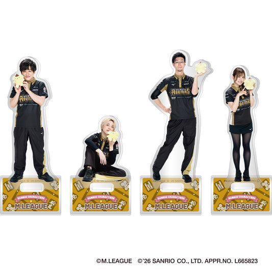 サンリオキャラクターズ プレイヤーズアクリルスタンド Mリーグ2025-26 渋谷ABEMAS|ポムポムプリン
