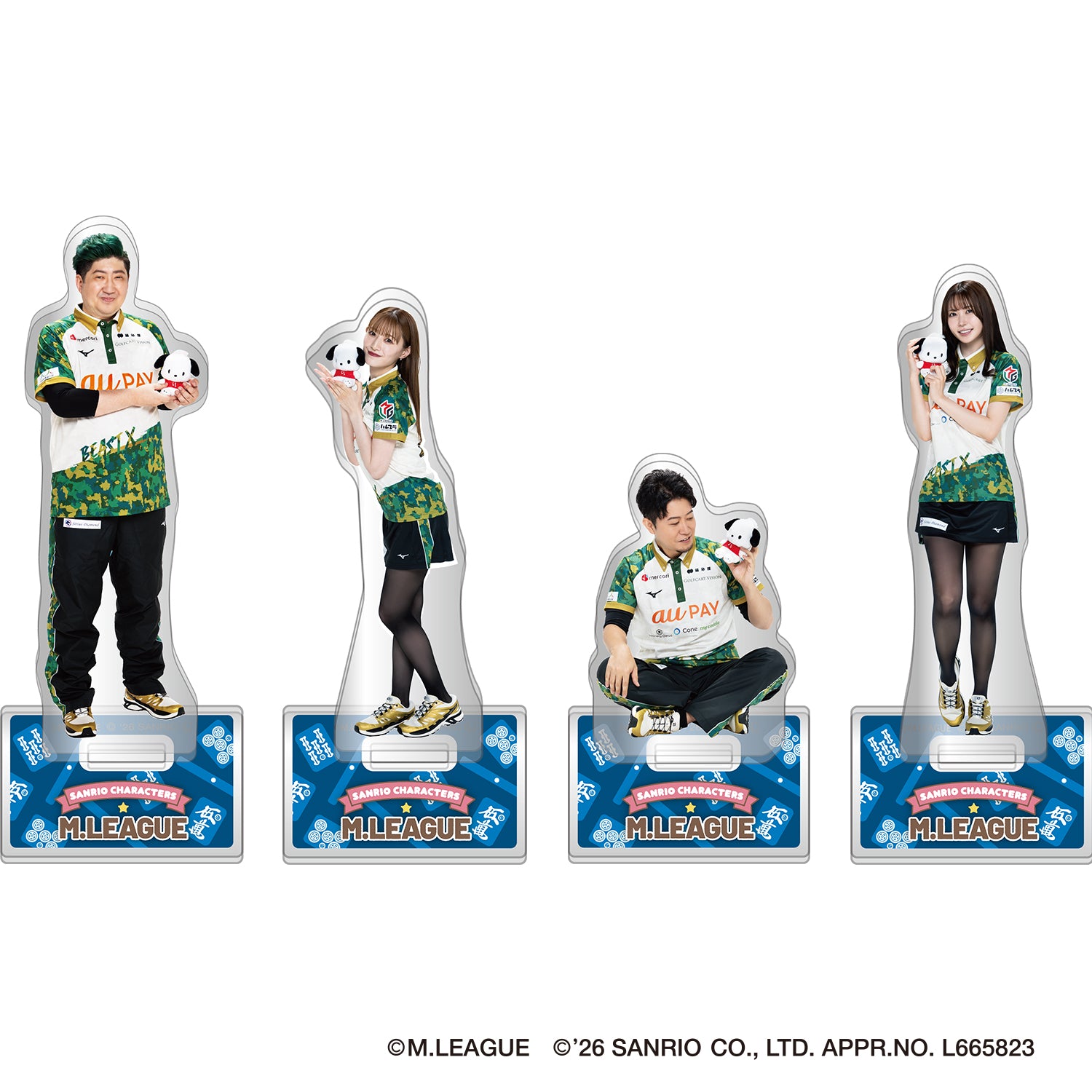 サンリオキャラクターズ プレイヤーズアクリルスタンド Mリーグ2025-26 BEAST X|ポチャッコ