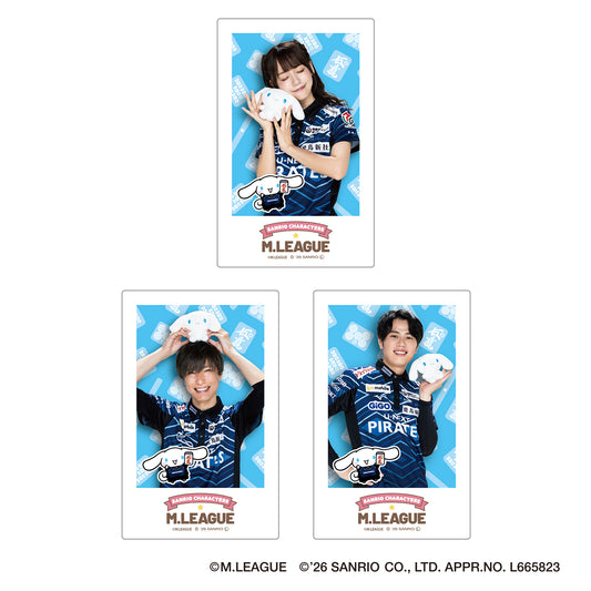 サンリオキャラクターズ インスタントフォト風カード Mリーグ2025-26 U-NEXT Pirates|シナモロール