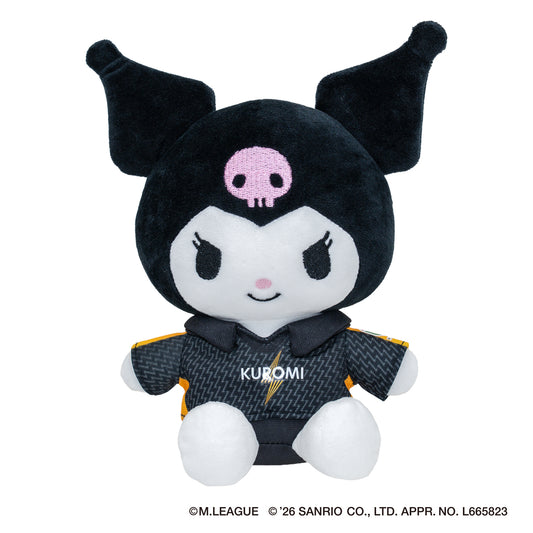 サンリオキャラクターズ ぬいぐるみ Mリーグ2025-26 TEAM RAIDEN / 雷電|クロミ
