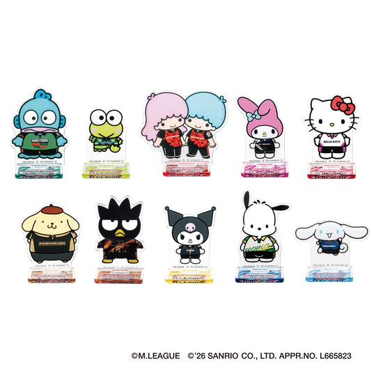 【バラ/おひとり様5つまで】サンリオキャラクターズ アクリルスタンド Mリーグ2025-26 ブラインド
