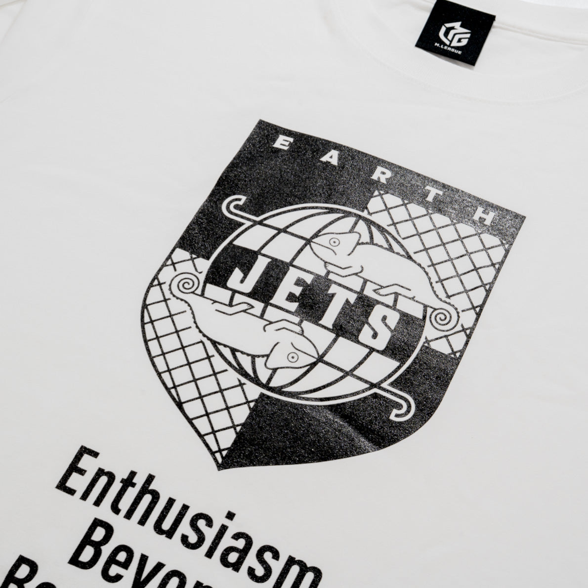 エナメルプリントTシャツ Mリーグ EARTH JETS M