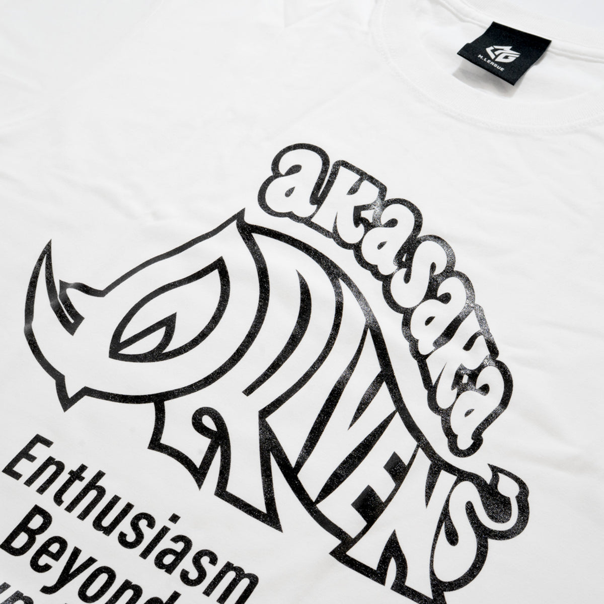 エナメルプリントTシャツ Mリーグ 赤坂ドリブンズ L