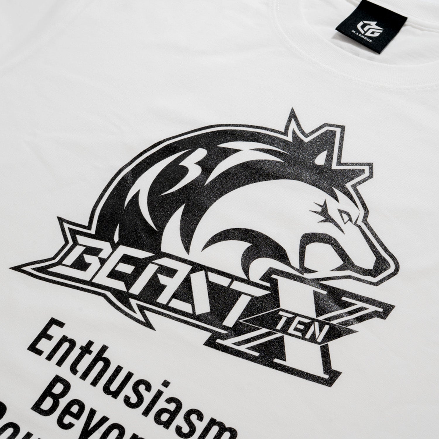 エナメルプリントTシャツ Mリーグ BEAST X XL