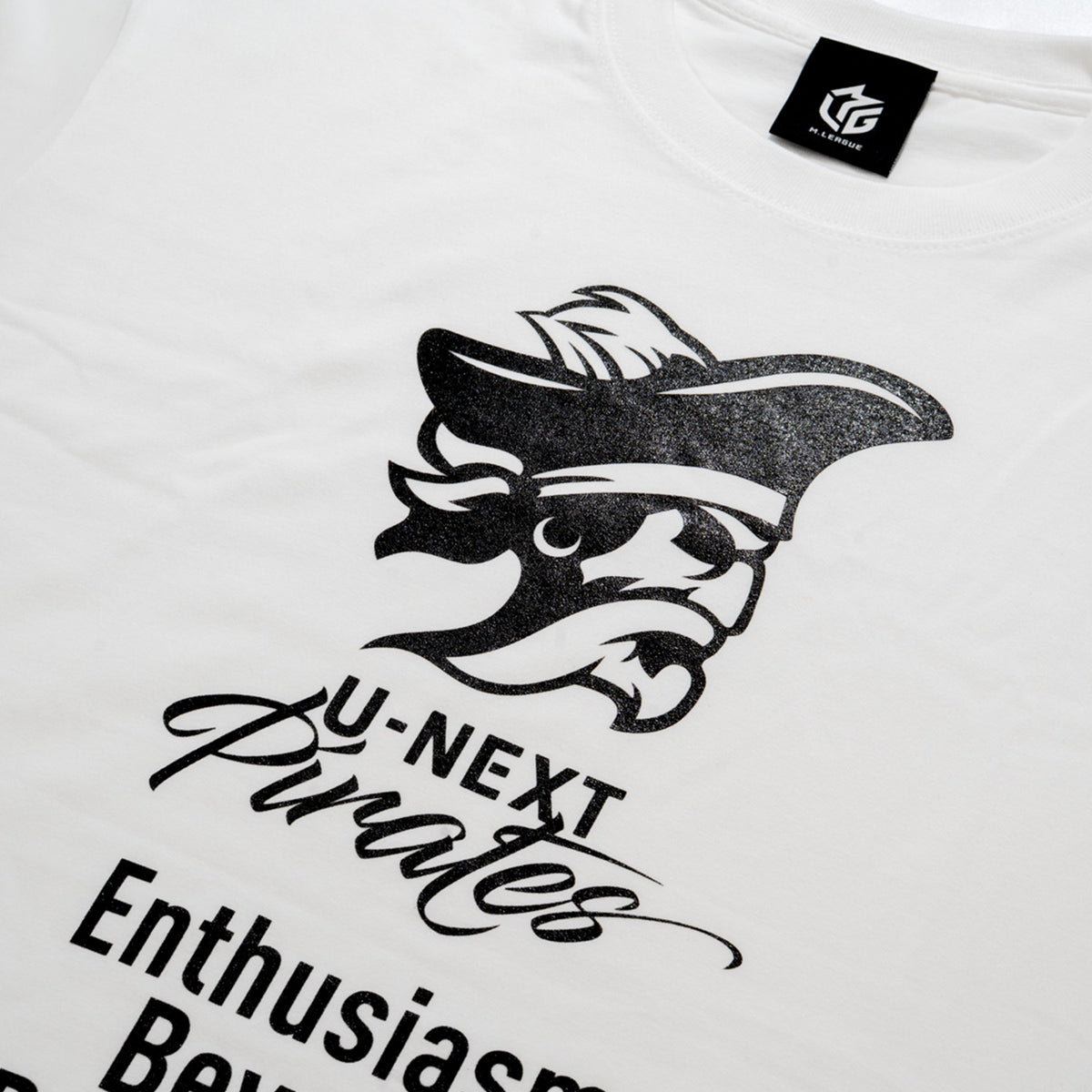 エナメルプリントTシャツ Mリーグ U-NEXT Pirates M