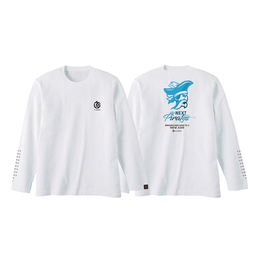 ロングスリーブTシャツ Mリーグ U-NEXT Pirates S