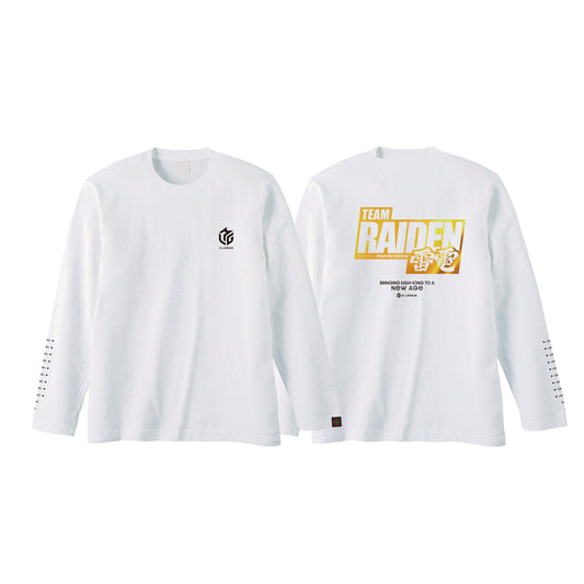 ロングスリーブTシャツ Mリーグ TEAM RAIDEN/雷電 XL