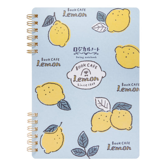 MJオリジナル　Book CAFE Lemon WリングノートB6 果実