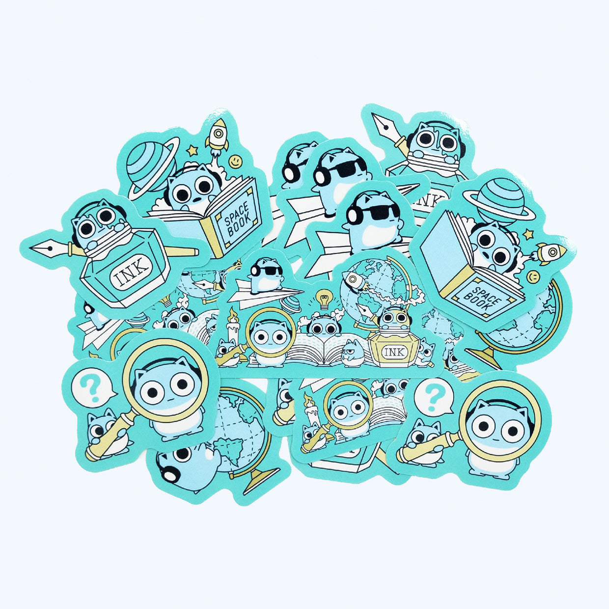 BLUE HAMHAM StudyDay ステッカーセット