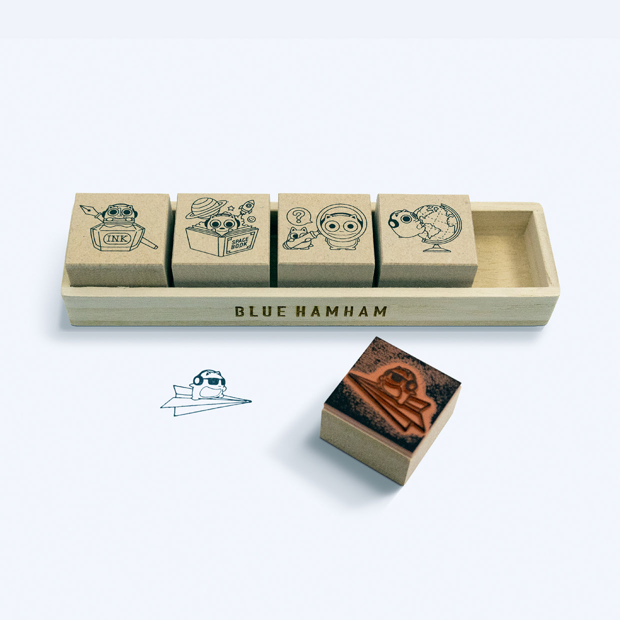 BLUE HAMHAM StudyDay スタンプセット