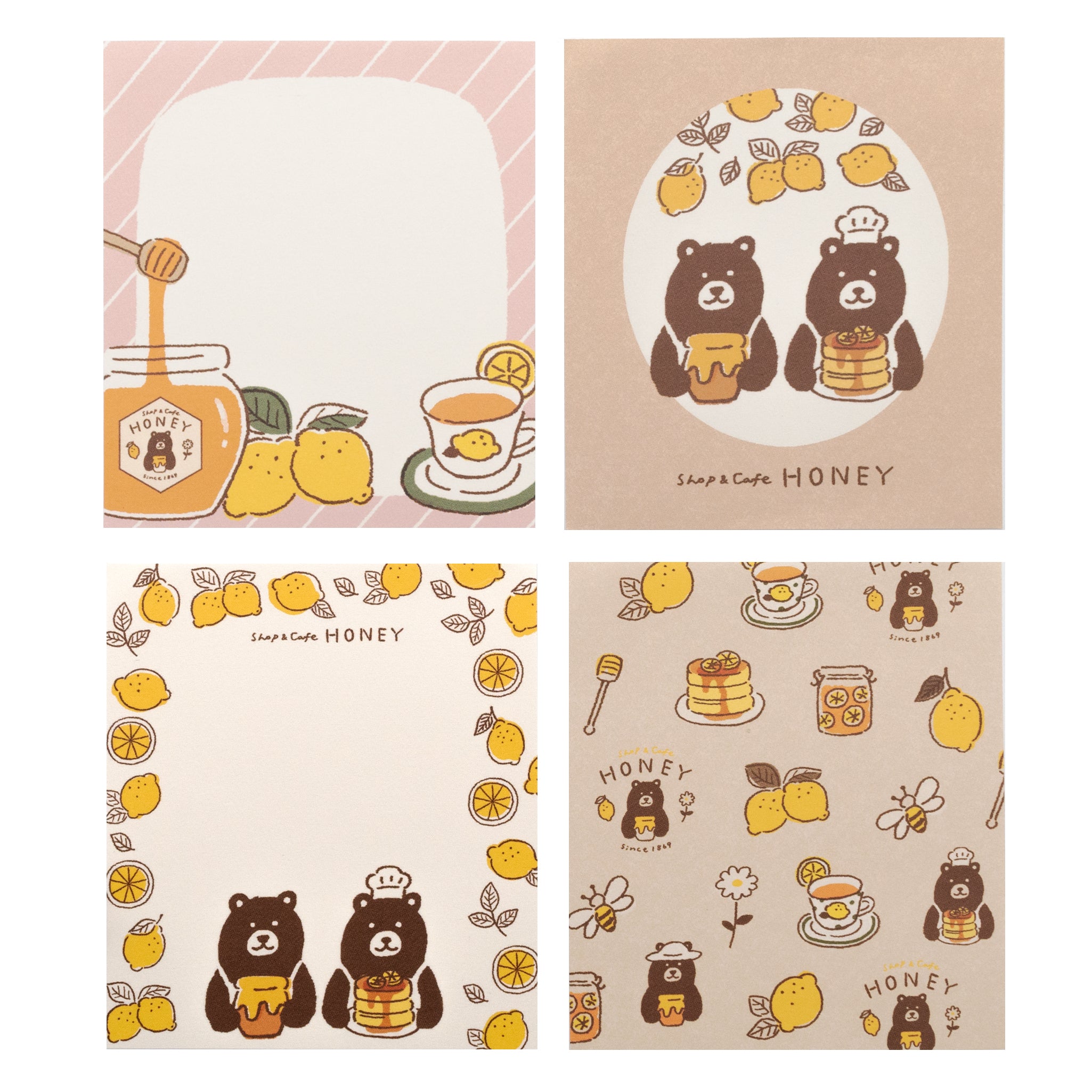 MJオリジナル shop&cafe HONEY メモパッド 森のはちみつ屋さん